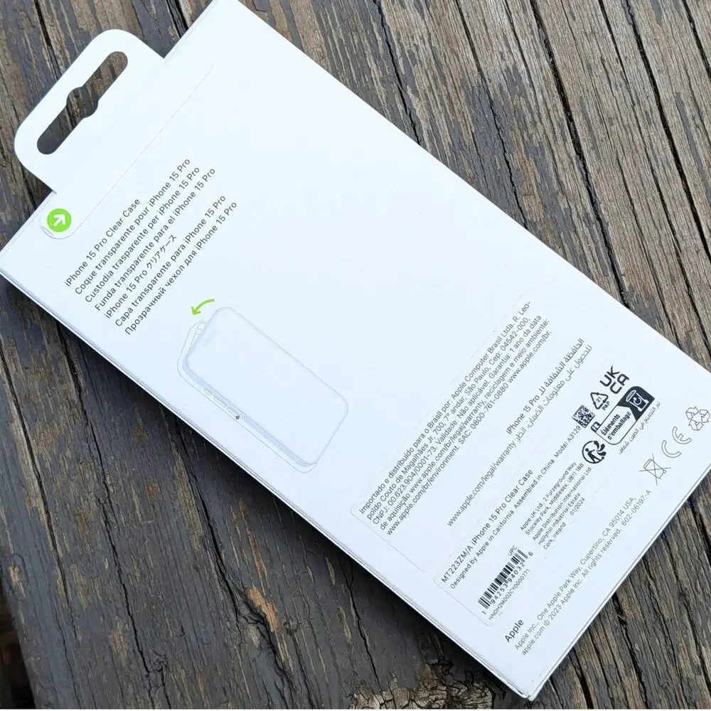 Authentic Apple iPhone 15 Pro Clear Case with MagSafe MT223ZM/A Brand New Sealed